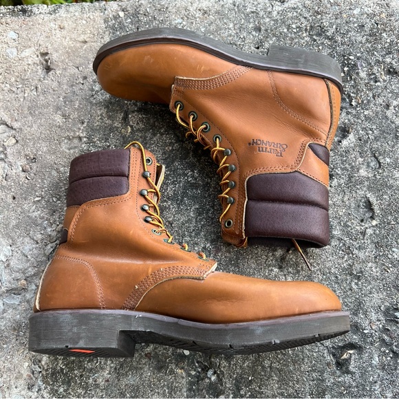 Georgia Boots 9 Eye Farm and Ranch Leather Boots main image 5